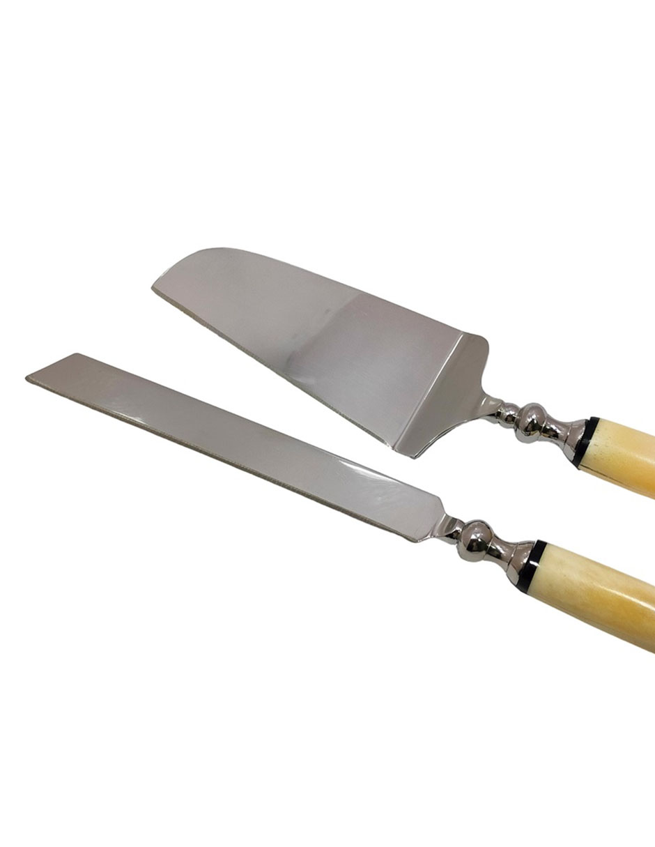 Set para pastel Ela de acero inoxidable 2 piezas 3