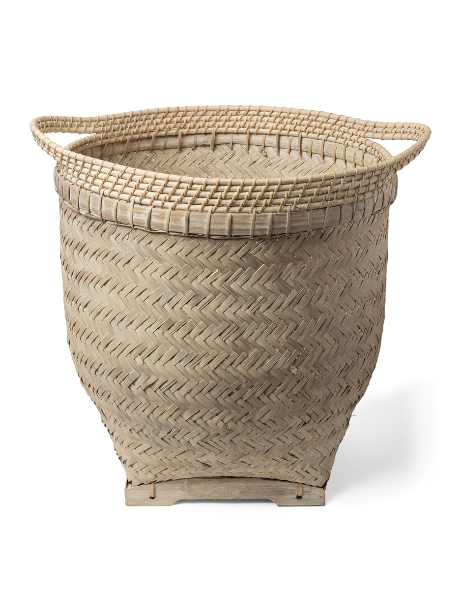 Cesto decorativo Maca de mimbre Cesto decorativo Maca de mimbre