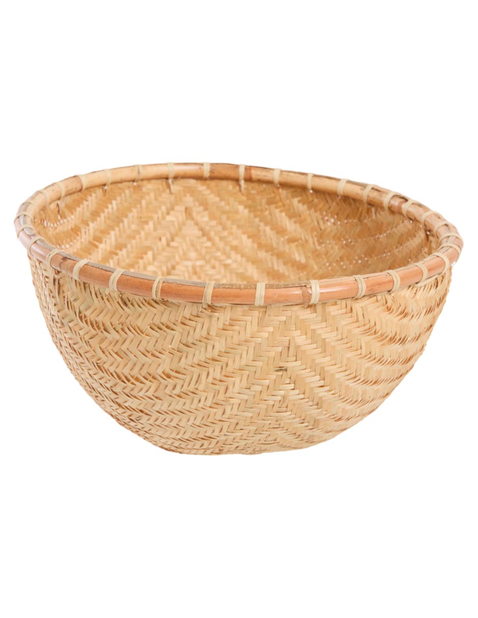 Canasta con forma ovalada Mari de bambú
