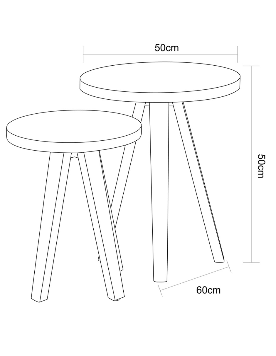 Set mesa nido Nina 6