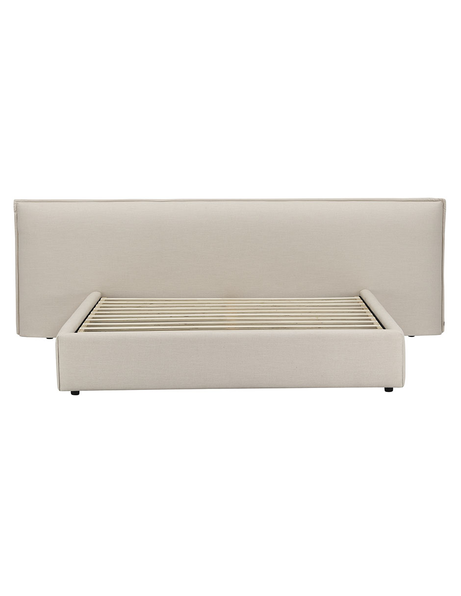 Cama Lorea de madera king size 1