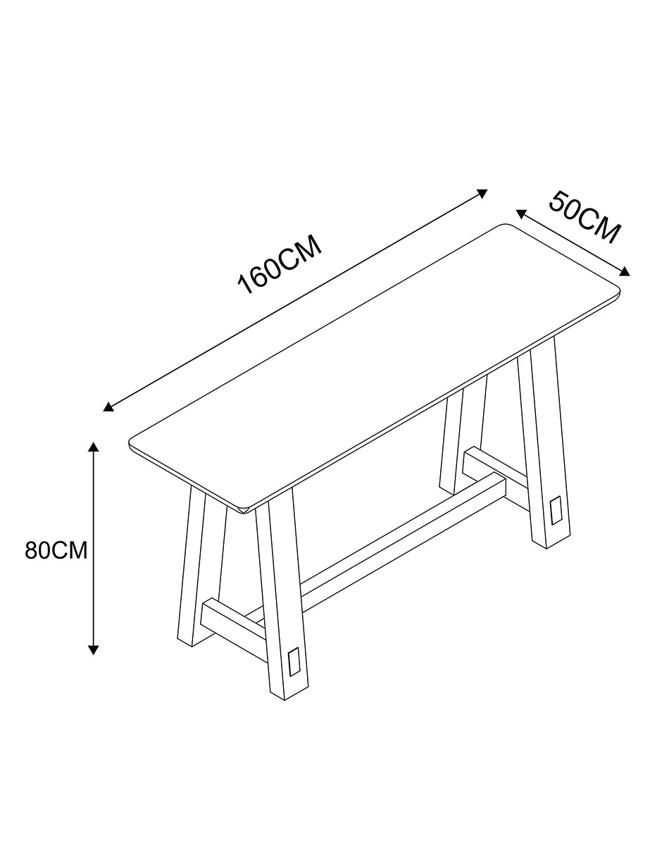 Consola Matilde de madera 7