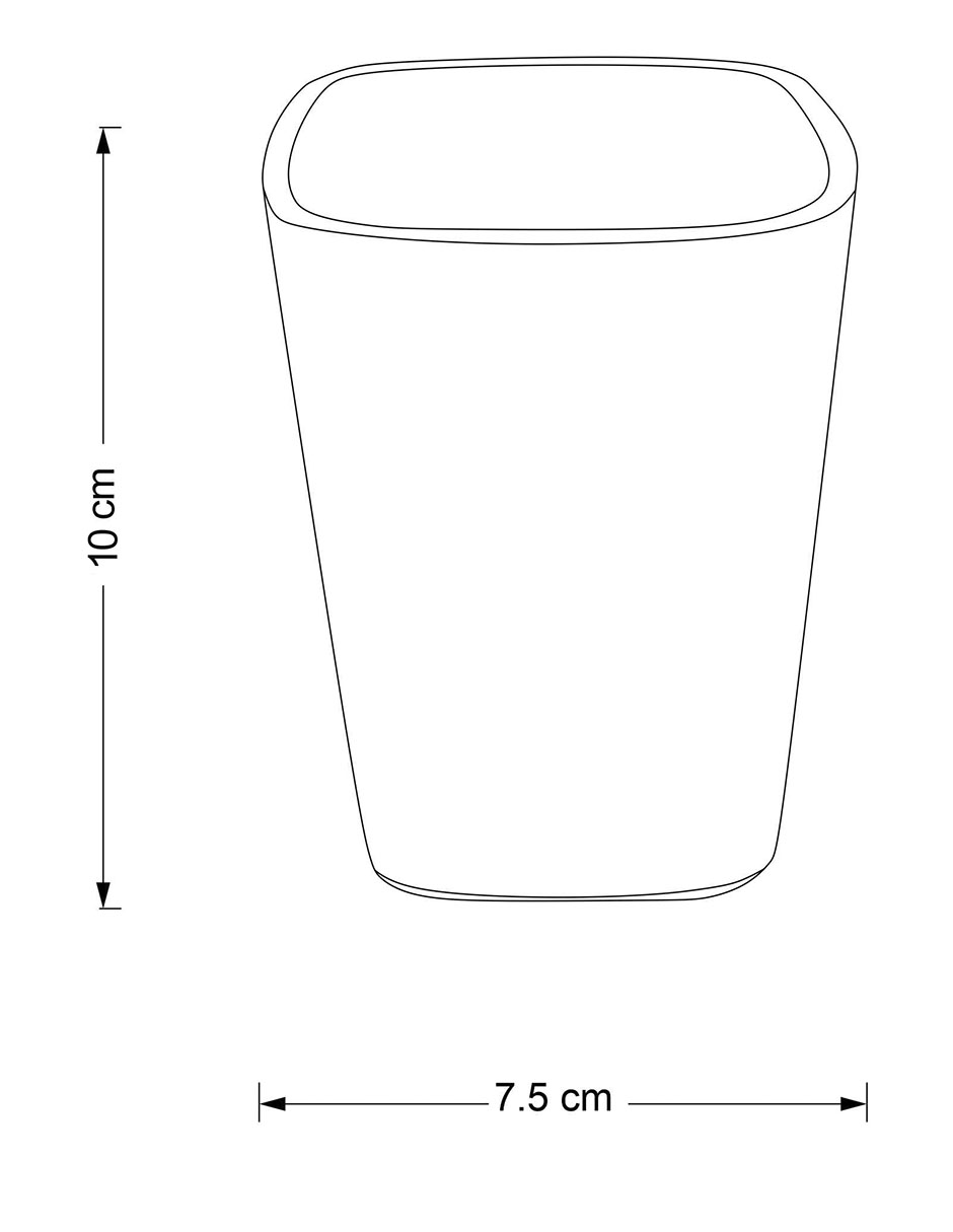 Vaso para agua Belen de vidrio 3