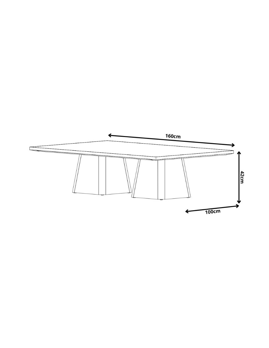 Mesa de centro Mara de madera encino 5
