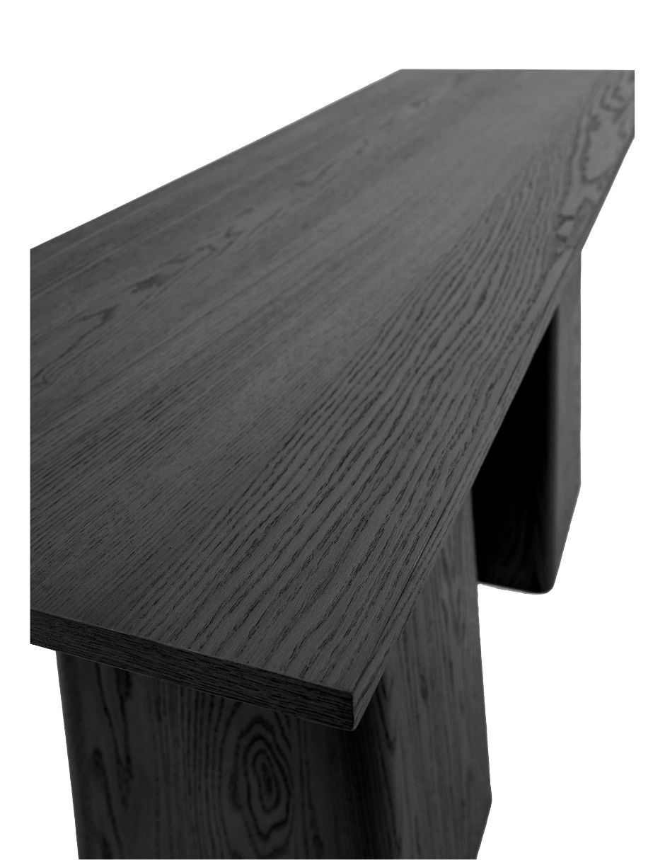 Consola Mara de madera encino 4